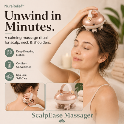 NuraRelief™ ScalpEase Massager
